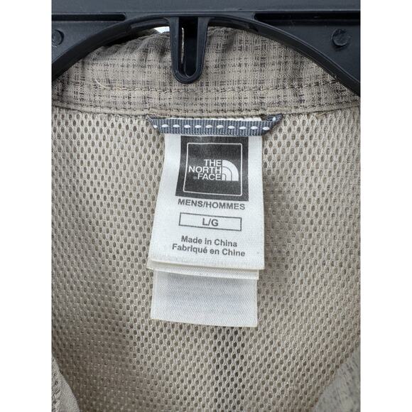 The North Face Women's Tan Plaid Long Sleeve Vented Button-Up Shirt Size Large - Picture 3 of 4